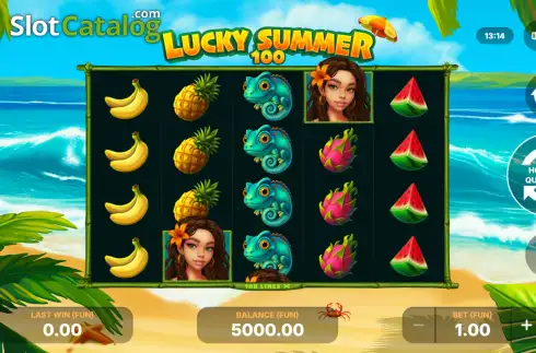 Οθόνη2. Lucky Summer 100 Κουλοχέρης