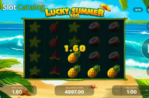 Οθόνη3. Lucky Summer 100 Κουλοχέρης