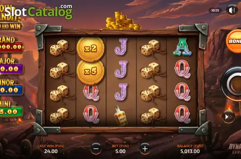 Οθόνη2. Coin Bandit Κουλοχέρης 