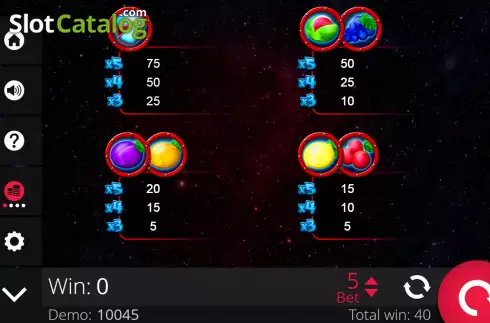 Οθόνη5. Fruit Blaster Κουλοχέρης
