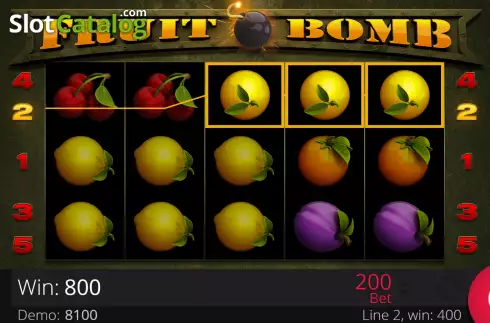 Οθόνη3. Fruit Bomb (e-gaming) Κουλοχέρης