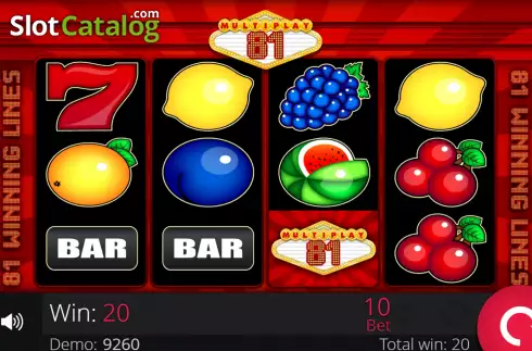Οθόνη5. Multiplay 81 Κουλοχέρης