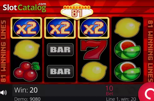 Οθόνη6. Multiplay 81 Κουλοχέρης