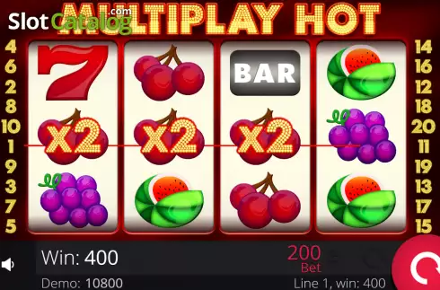 Οθόνη4. Multiplay Hot Κουλοχέρης 