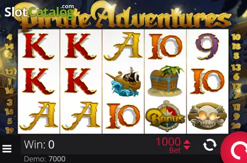 Οθόνη2. Pirate Adventures (e-gaming) Κουλοχέρης