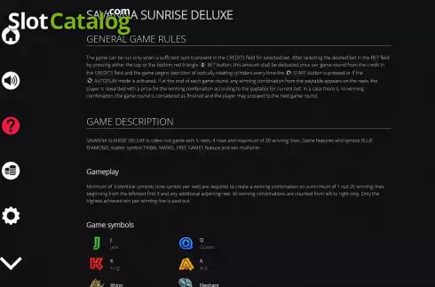 Οθόνη9. Savanna Sunrise Deluxe Κουλοχέρης