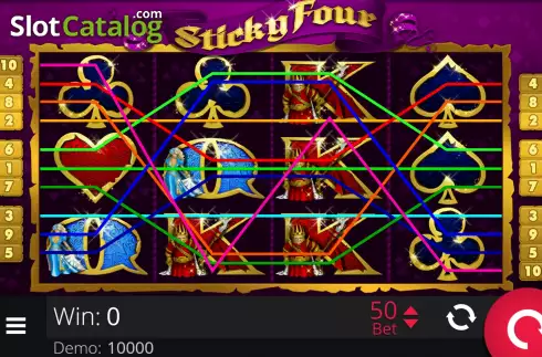 Οθόνη2. Sticky Four Κουλοχέρης