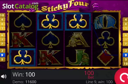 Οθόνη3. Sticky Four Κουλοχέρης