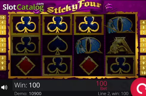 Οθόνη4. Sticky Four Κουλοχέρης