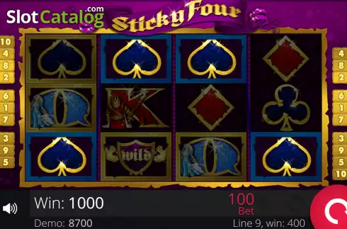 Οθόνη5. Sticky Four Κουλοχέρης