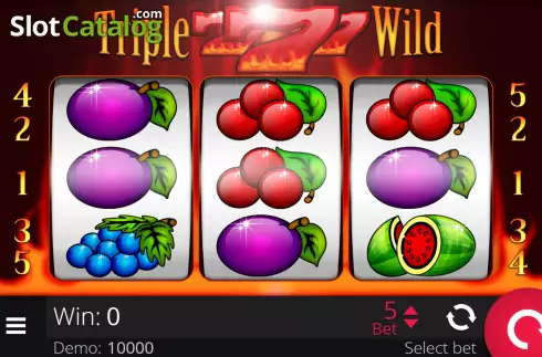 Οθόνη2. Triple Wild Seven Κουλοχέρης