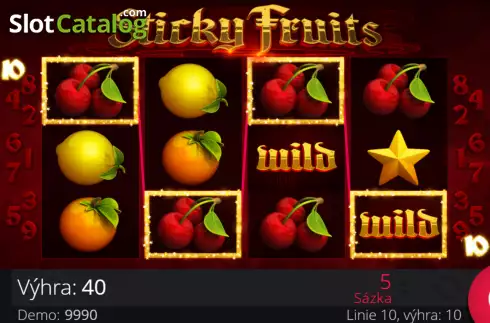 Οθόνη3. Sticky Fruits Κουλοχέρης 