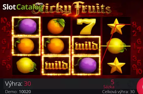 Οθόνη4. Sticky Fruits Κουλοχέρης 