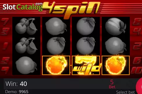 Οθόνη3. 4 Spin Κουλοχέρης 