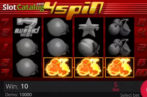 Οθόνη4. 4 Spin Κουλοχέρης 