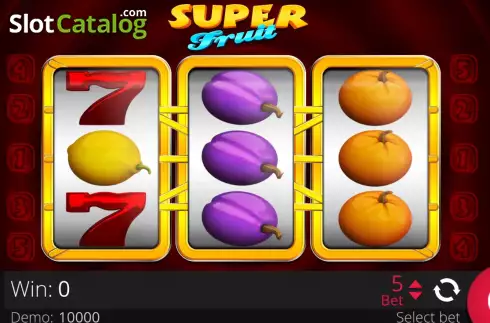 Οθόνη3. Super Fruit (e-gaming) Κουλοχέρης