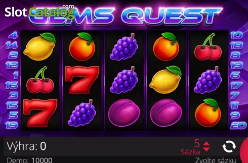 Οθόνη2. Gems Quest Κουλοχέρης
