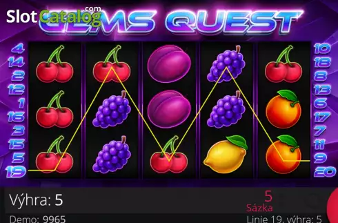 Οθόνη3. Gems Quest Κουλοχέρης