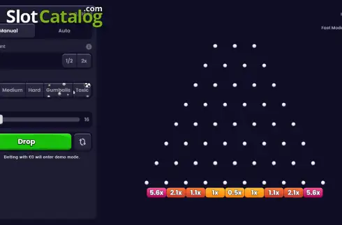 Οθόνη2. Plinko (Ebaka Games) Κουλοχέρης