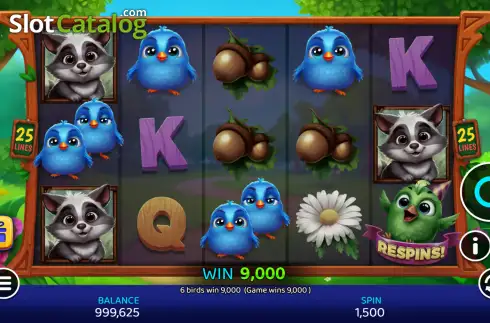Οθόνη3. Blue Bird Bonus Κουλοχέρης