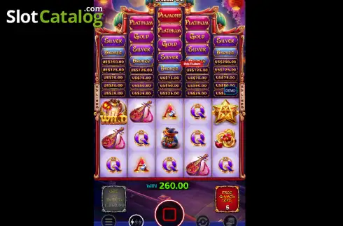 Οθόνη3. Rising Star Jackpots Lanterns Rising Κουλοχέρης