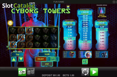 Οθόνη5. Cyborg Towers Κουλοχέρης