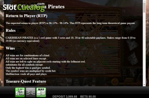 Οθόνη6. 1717 Caribbean Pirates Κουλοχέρης