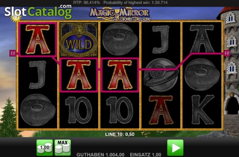 Οθόνη5. Magic Mirror 3 Lions Deluxe Κουλοχέρης 
