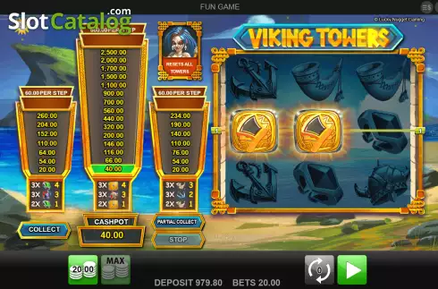 Οθόνη3. Viking Towers Κουλοχέρης