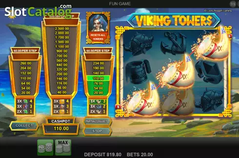 Οθόνη4. Viking Towers Κουλοχέρης