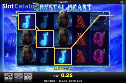 Οθόνη7. Crystal Heart Κουλοχέρης