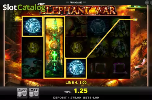 Οθόνη6. Elephant War Κουλοχέρης