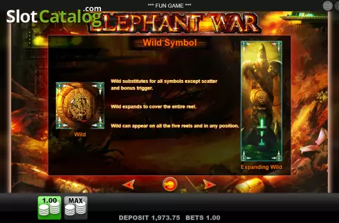 Οθόνη9. Elephant War Κουλοχέρης