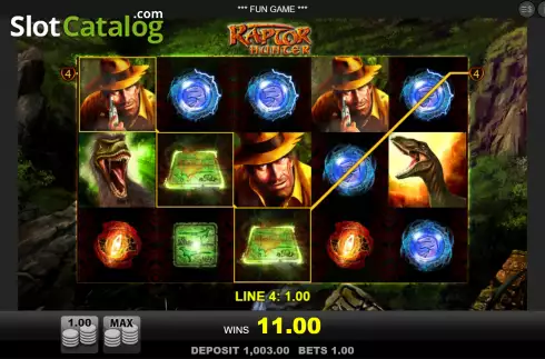 Οθόνη6. Raptor Hunter Κουλοχέρης