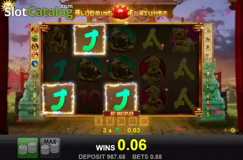 Οθόνη3. Blooming Fortunes Κουλοχέρης