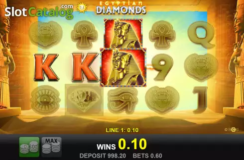 Οθόνη3. Egyptian Diamonds Κουλοχέρης