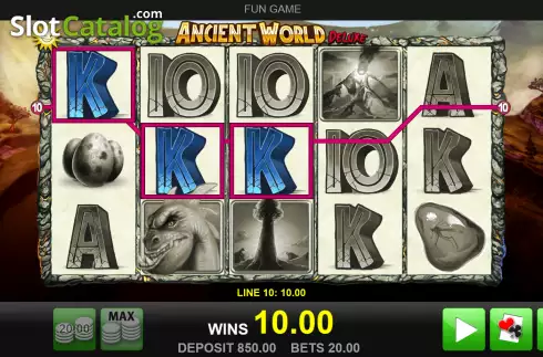 Οθόνη4. Ancient World Deluxe Κουλοχέρης 