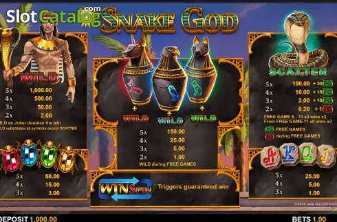 Οθόνη8. Snake God Κουλοχέρης 