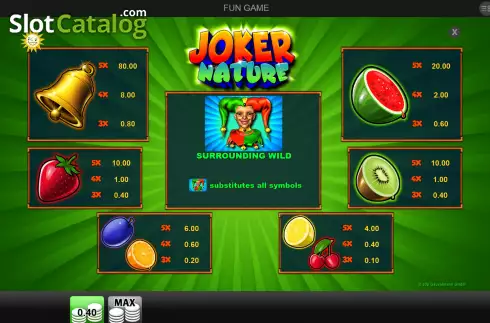 Οθόνη6. Joker Nature Κουλοχέρης