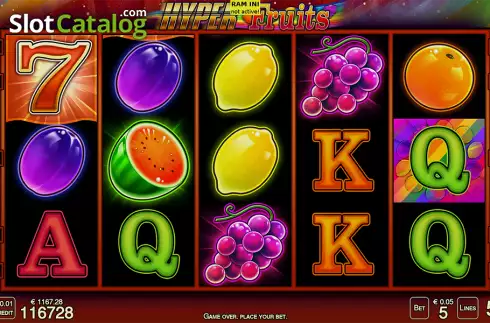 Οθόνη2. Hyper Fruits Κουλοχέρης