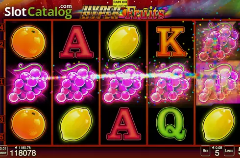 Οθόνη3. Hyper Fruits Κουλοχέρης