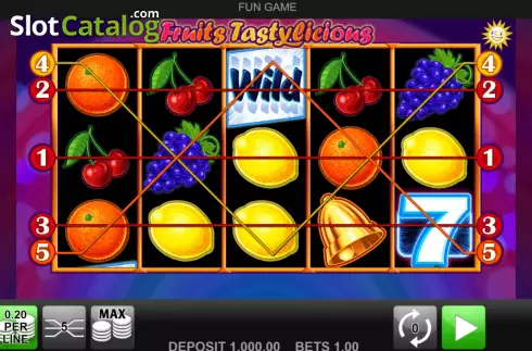 Οθόνη2. Fruits Tastylicious Κουλοχέρης