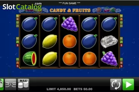 Οθόνη4. Candy and Fruits Κουλοχέρης