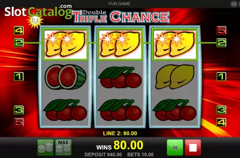 Οθόνη4. Double Triple Chance Κουλοχέρης