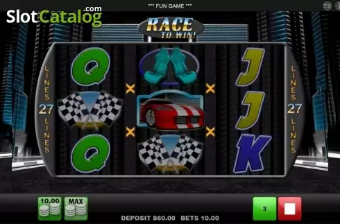 Οθόνη4. Race to Win Κουλοχέρης
