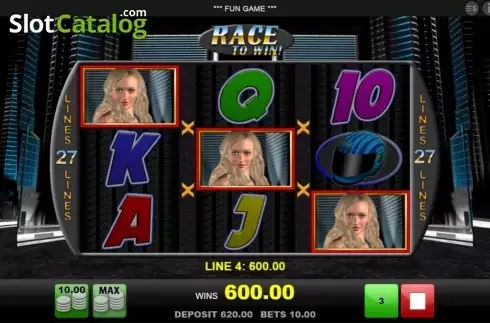 Οθόνη6. Race to Win Κουλοχέρης