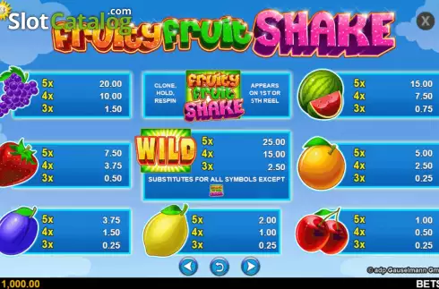 Οθόνη6. Fruity Fruit Shake Κουλοχέρης