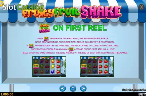 Οθόνη7. Fruity Fruit Shake Κουλοχέρης
