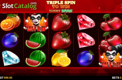 Οθόνη2. Triple Spin to Win Κουλοχέρης 