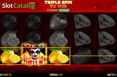 Οθόνη3. Triple Spin to Win Κουλοχέρης 